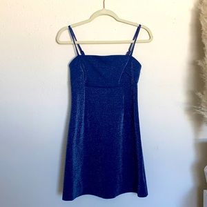 Wild Fable Glitter Strapless Mini Dress
